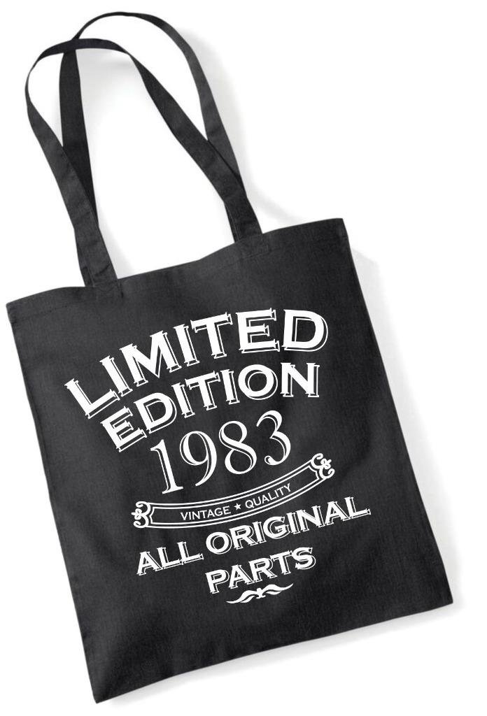 Birthday Gift Present Tote Shopping Cotton Fun Bag Limited Edition All Original Parts Year 1983