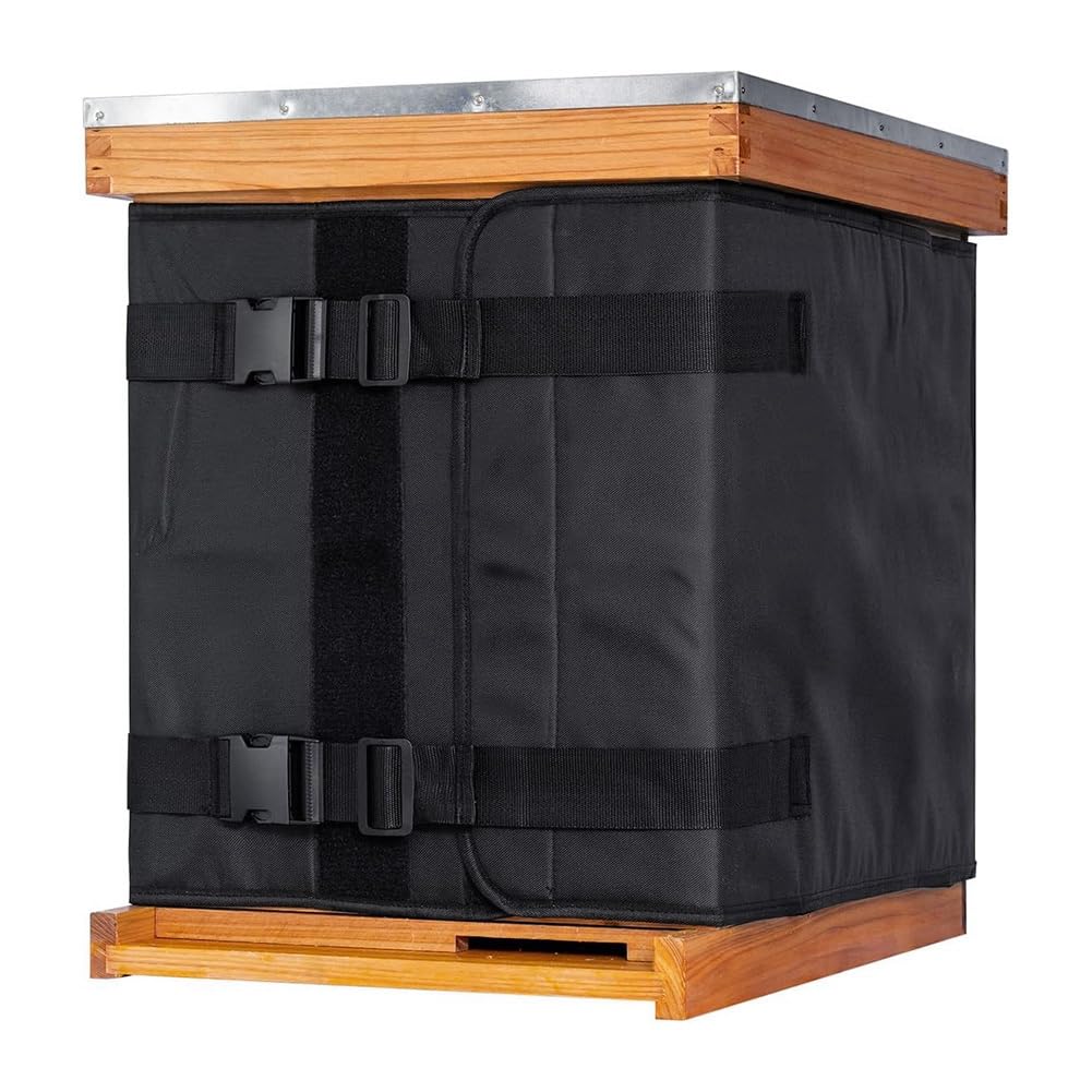 UDSKNV[KSL Beehive Wrap for 2 Deep Hive Boxes- Winter Insulation Wrap in 600D Oxford Cloth, Fits 10 and 8 Frame Bees