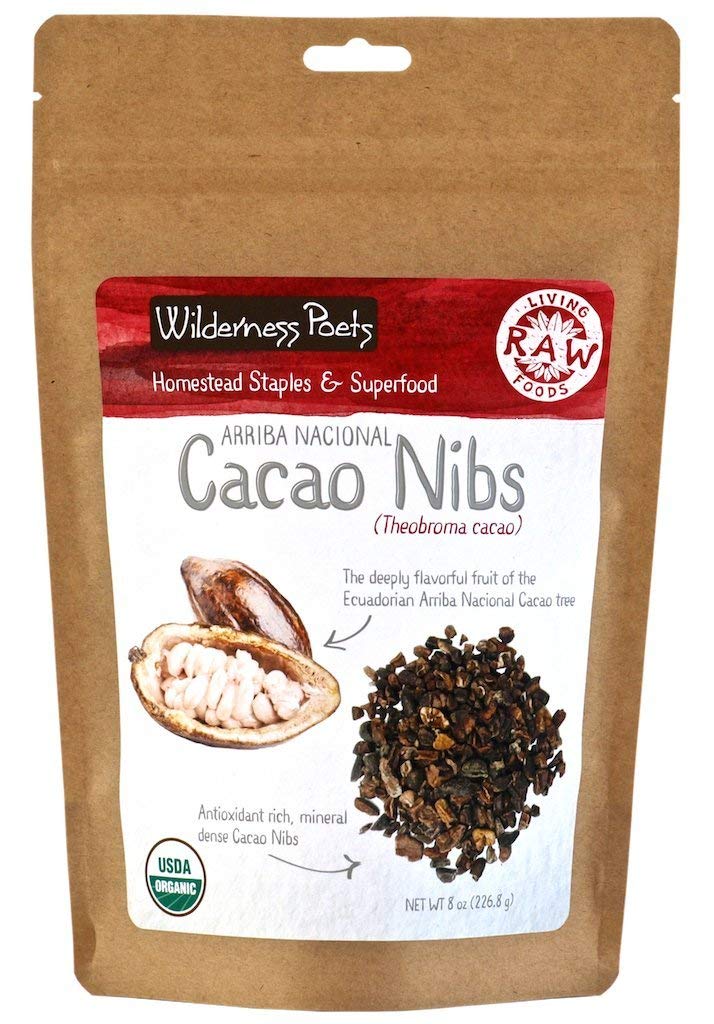 Wilderness Poets Unpasteurized Almonds, Raw Organic Nuts (8 Ounce - Half Pound)