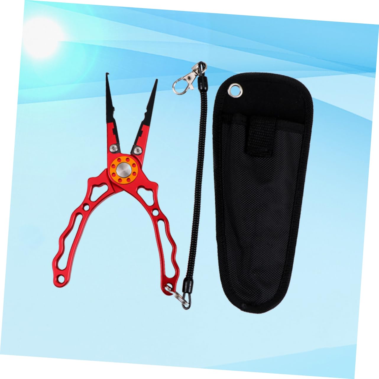 INOOMP Pinze Per La Pesca In Acqua Salata Strumenti Per Intrecciare Kit Di Pesca Dispositivo Di Rimozione Del Gancio Pinze Per La Rimozione Di Ganci Scissor Split Ring
