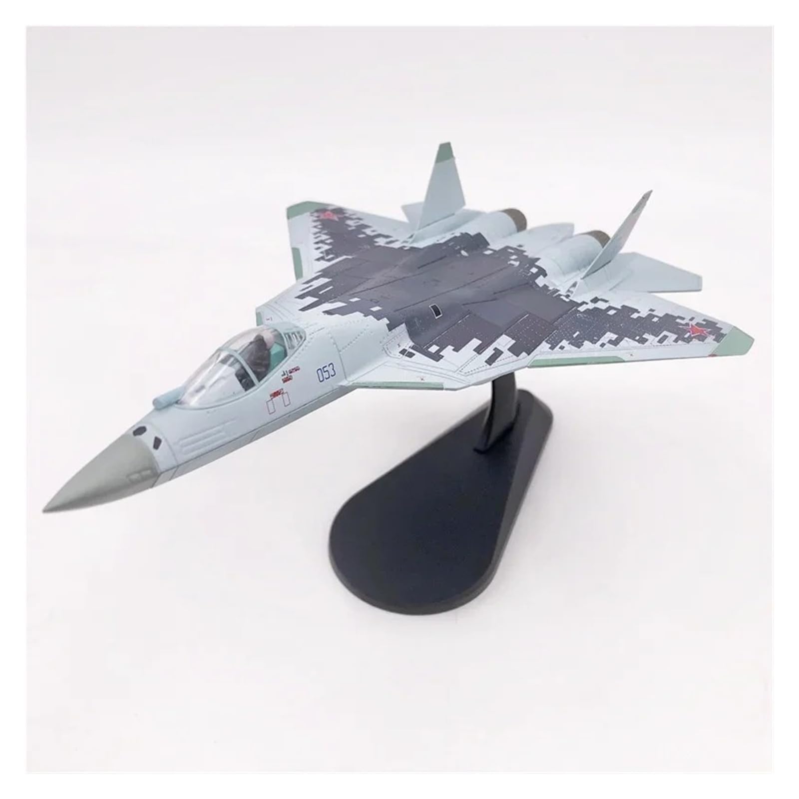 Modello Aeroplano Metallo SU-57 Russo Scala 1/100 | Collezione, Giocattoli Statici, Lega, Aereo Da Caccia