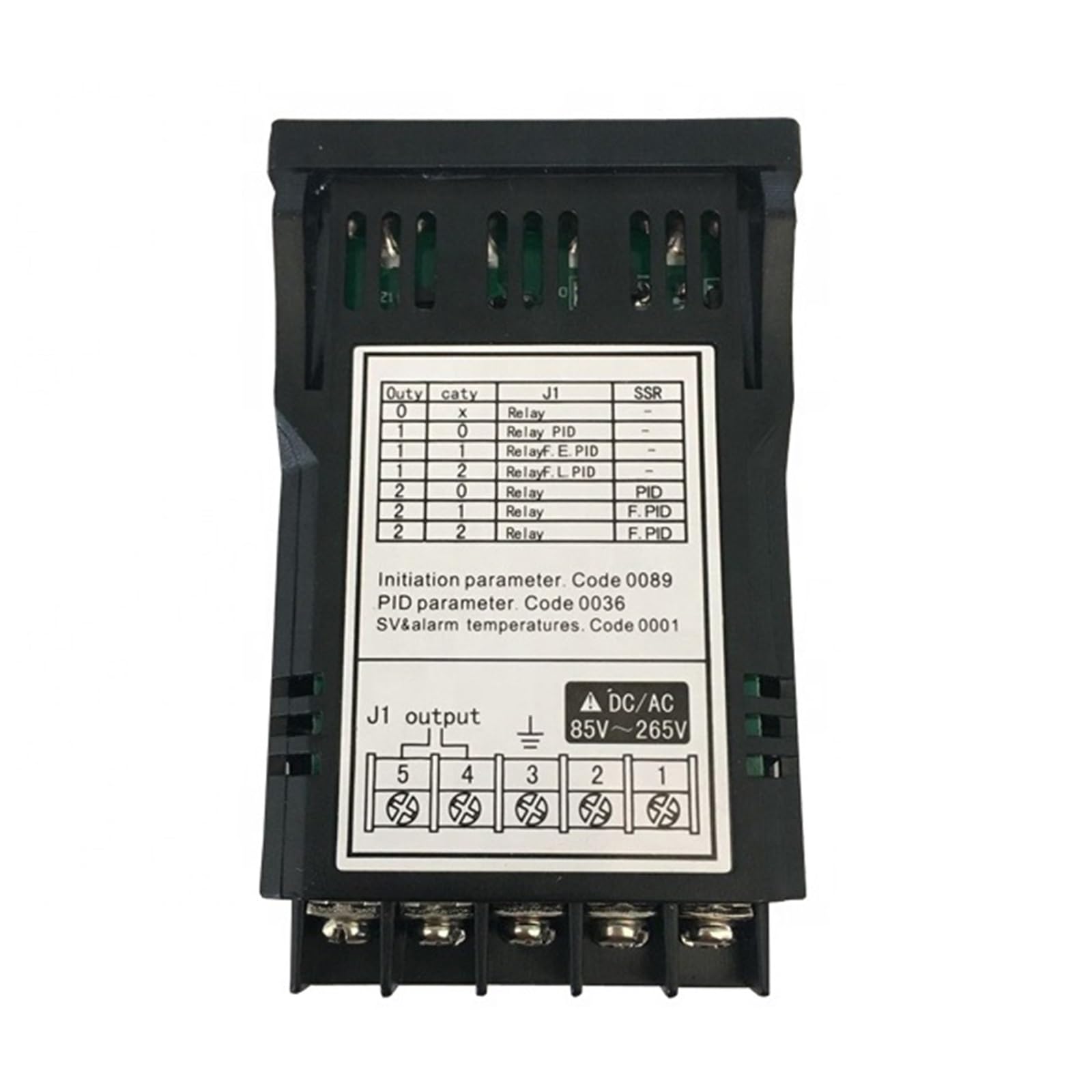 XMT7100 Regolatore di temperatura PID intelligente Termostato Display digitale Uso industriale 1300C(White)