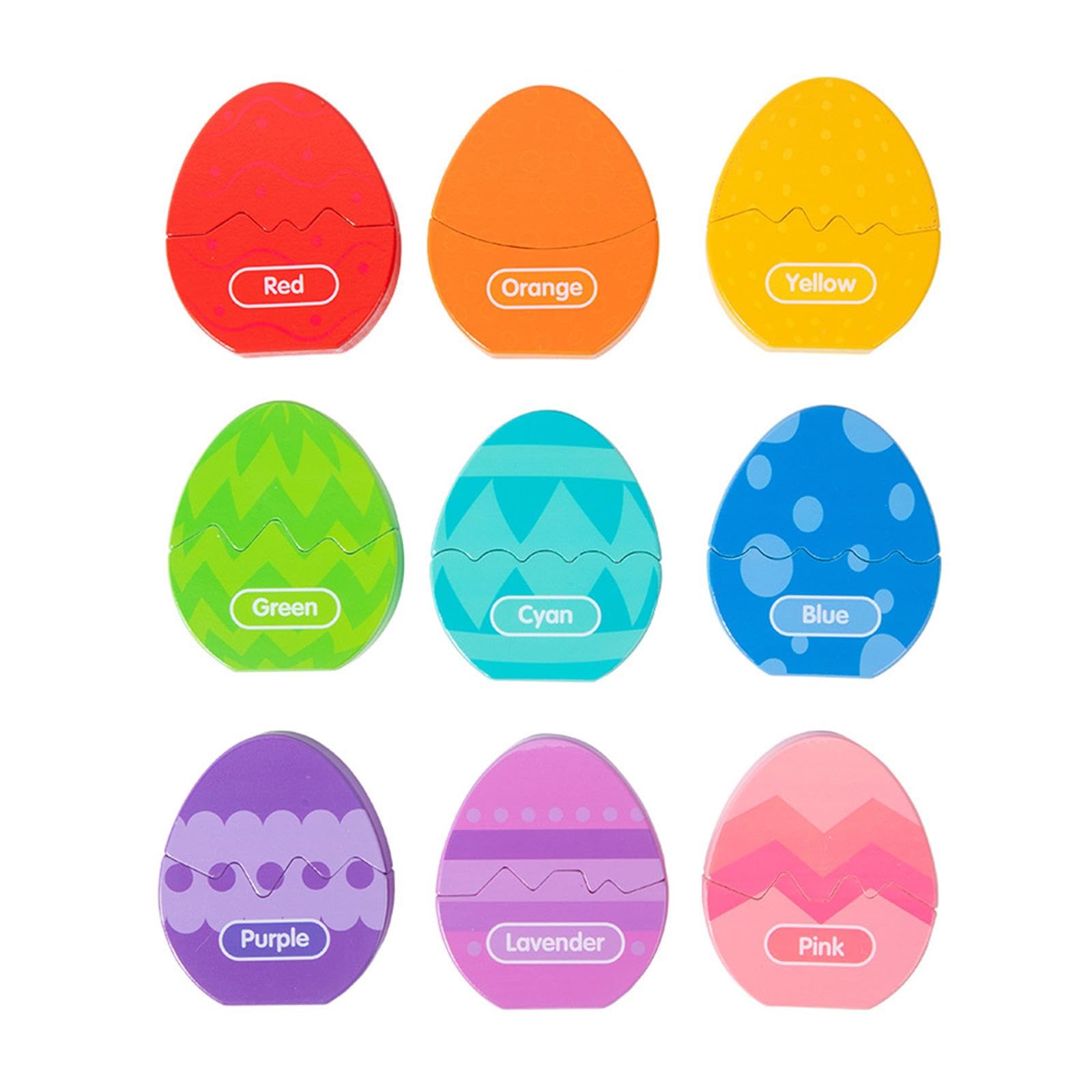Gioco di Abbinamento Dei Colori, Gioco Educativo per La Prima Infanzia per Il Riconoscimento Dei Colori, Set di Abbinamento Delle Uova