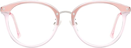 SOJOS Retro redondo TR90 luz azul gafas de lectura mujeres hombres lectores computadora gafas marco SJ9001