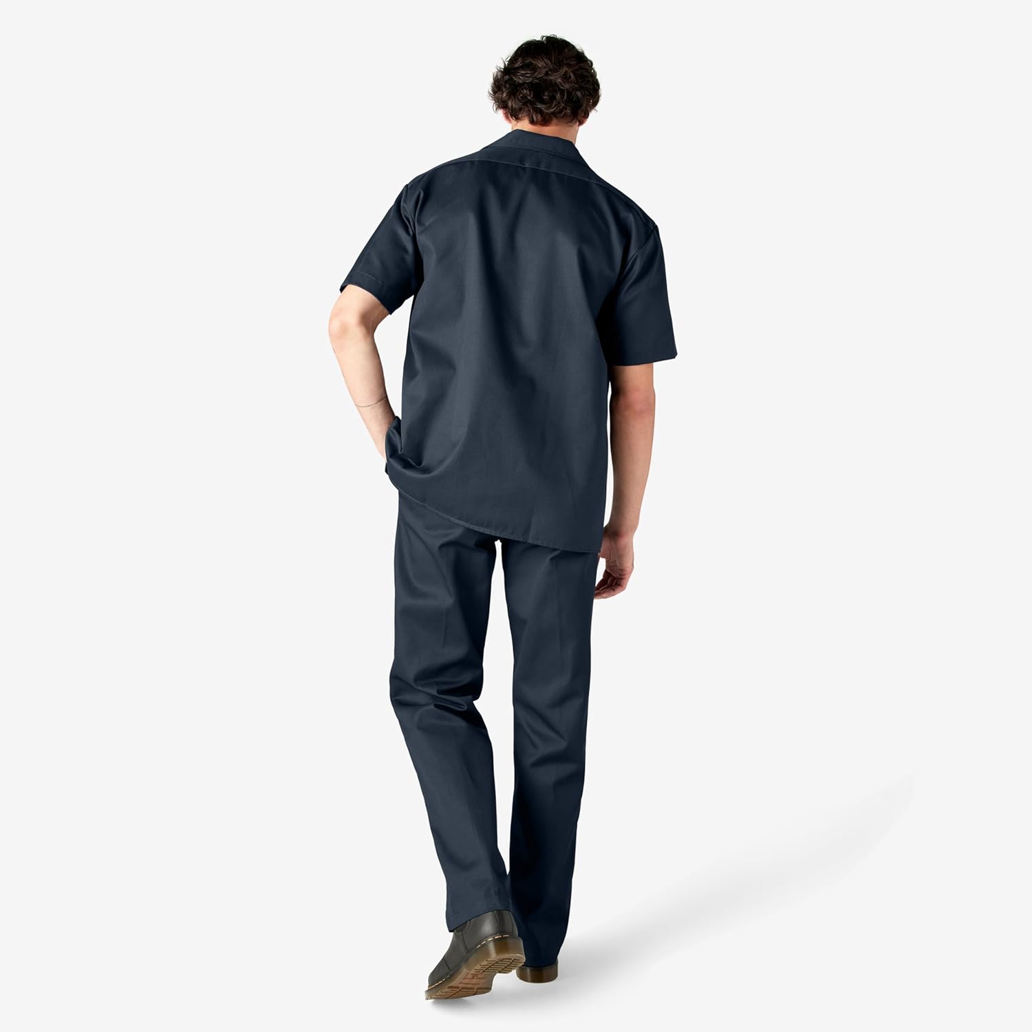 Dickies Men’s Short Sleeve Work Shirt – Durable Twill Button Down Shirts for Men, Lightweight Uniform for Daily Wear