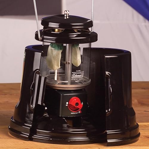 Miniatura 3 de Coleman QuickPack Deluxe+ Linterna de propano de 1000 lúmenes con funda de transporte, linterna de 2 manetas con encendido automático, brillo