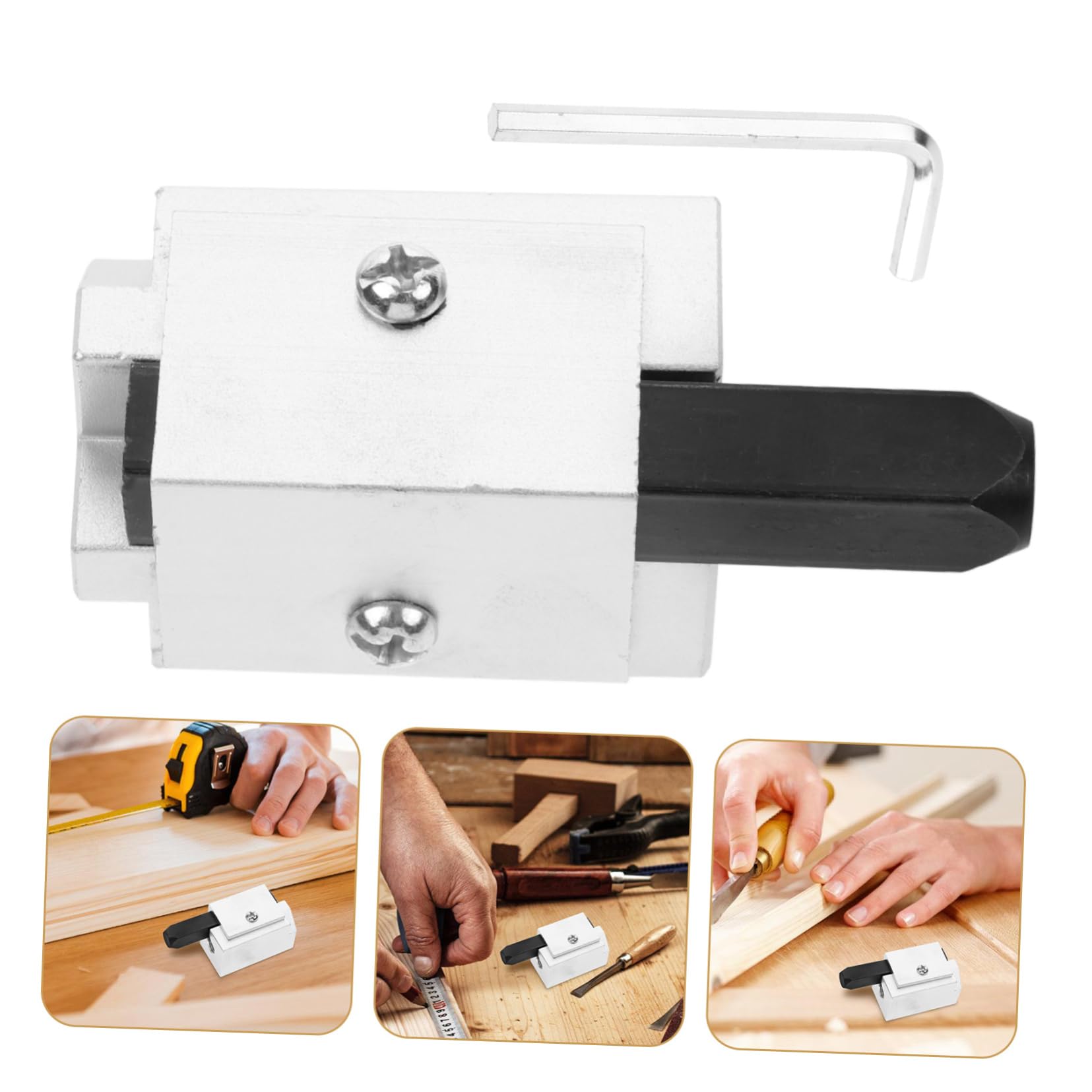 SHINEOFI 4 Pezzi Scalpello Angolare Per Mortasa Quadrata Per Porte In Legno Scalpello Angolare e Per Mortasa Per a Incernierata In