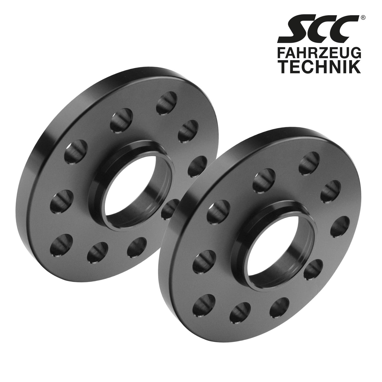 SCC Spurverbreiterungen Spurplatten 2x10mm 5x112-5x- 12433W-ABE-1 kompatibel mit Audi A4 A5 A6 A7