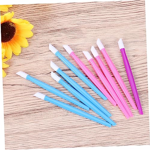 FOMIYES 10 Pçs Ferramentas De Unhas Acrílicas Adesivos Para Unhas Limpador De Plástico Punho Empurra