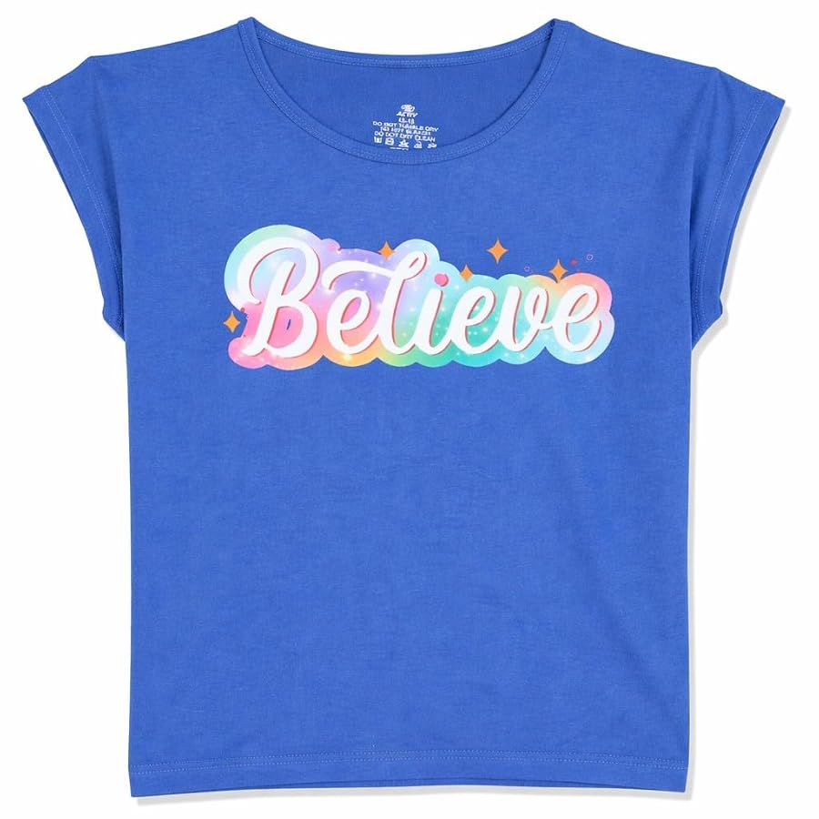 Activ Girls ACTIV CROP-TOP R.NECK T-SHIRT Modern