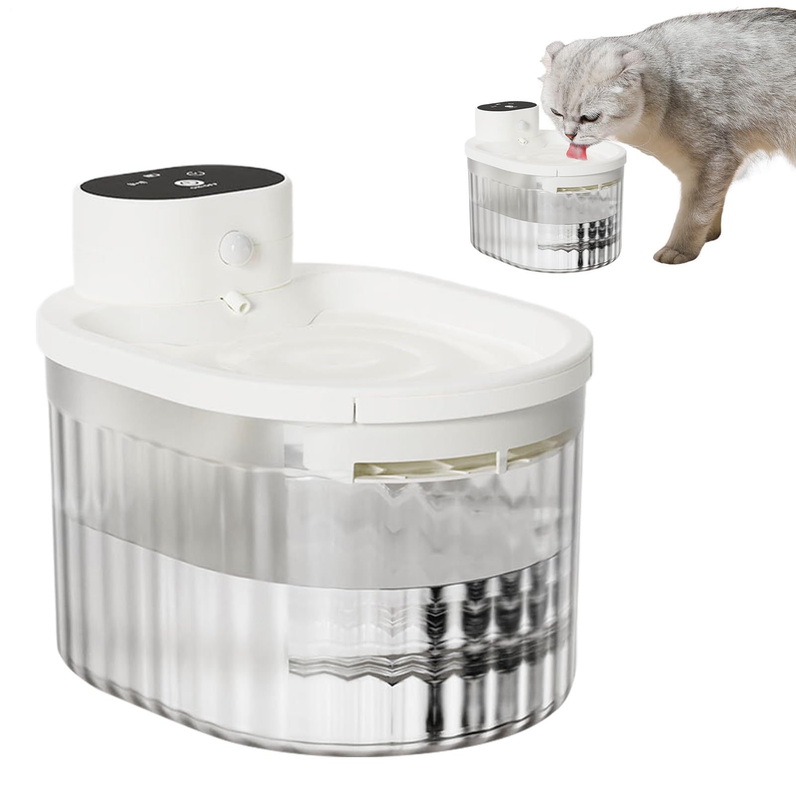 Fontana Per Animali Domestici Silenzioso, Automatico, Distributore, | Fontane Gatti Dispenser Animali Distributore D'Acqua Ricaricabile Silenzioso Automati