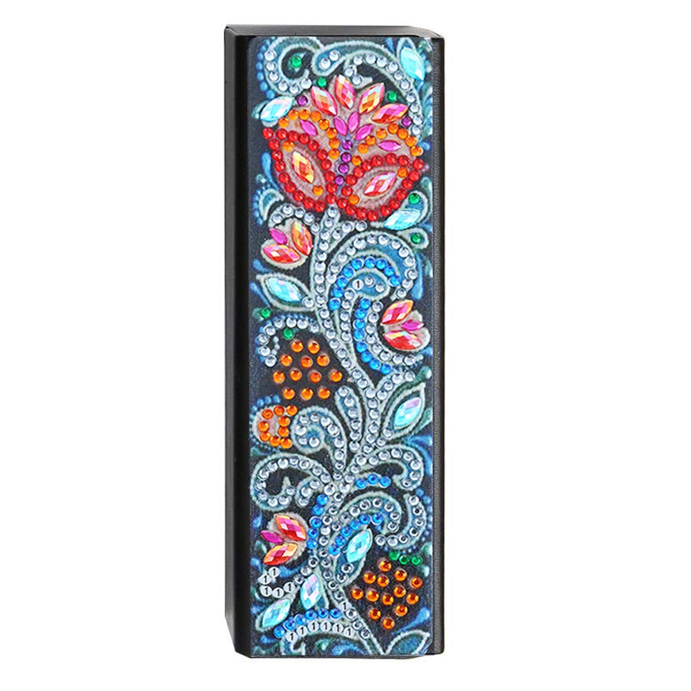 CRGANGZY Art Drawing Sunglasses Case DIY Glasses Box Flower Animal Kit
