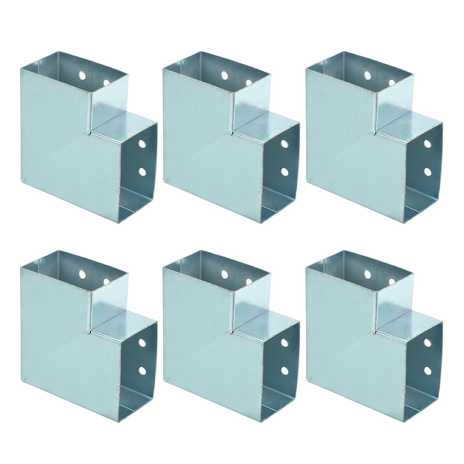 Support de tonnelle en L lot de 6 connecteurs d'angle en bois pour pergola
