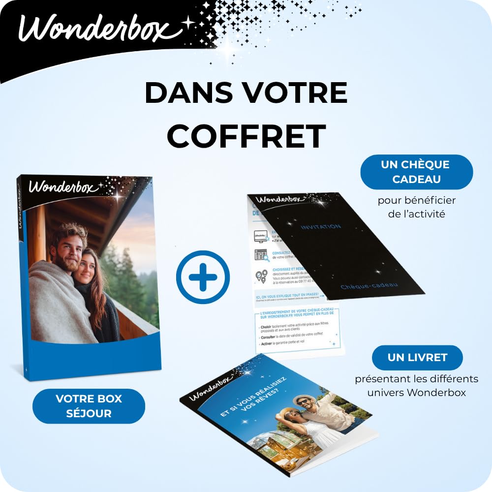 Wonderbox - Week-End Cocooning - Coffret Cadeau - Idée Cadeau Séjours