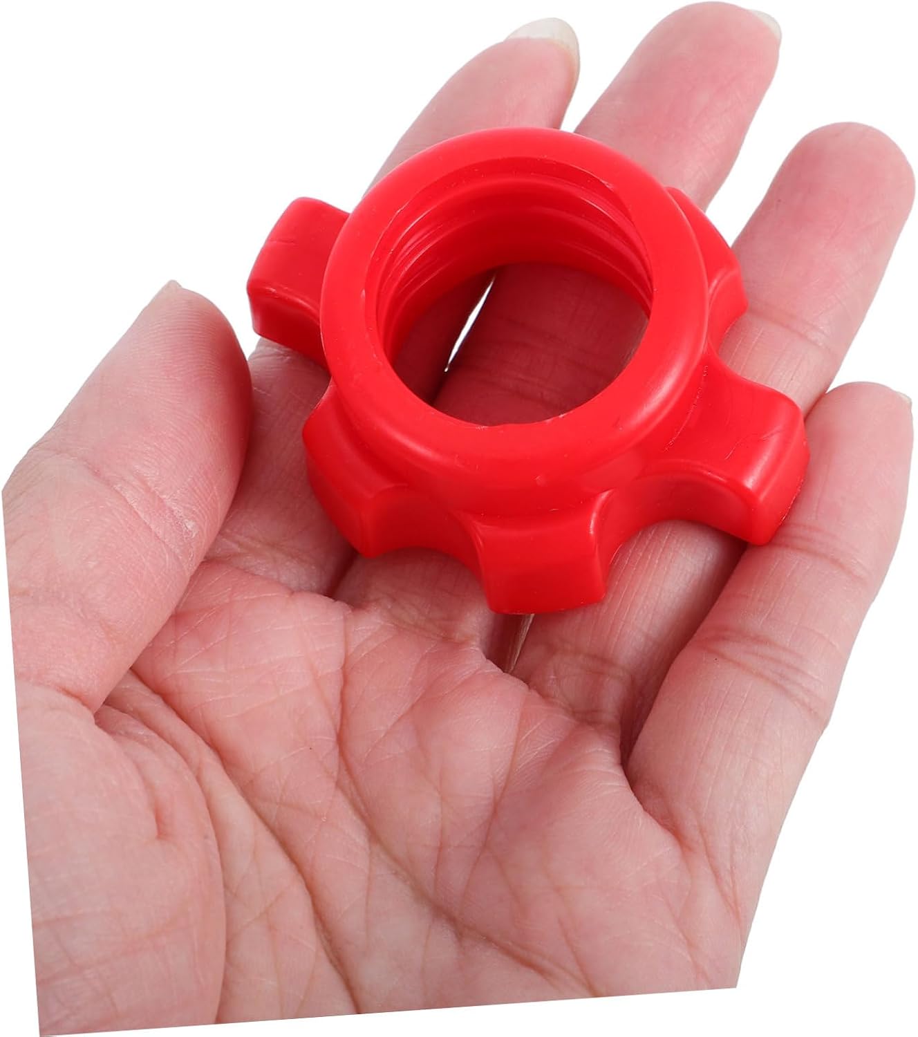 Barbell Clips 4 Pcs hand bell Barbell - Lock Collar Screw dumbbell rod nut Dumbell nut non-slip