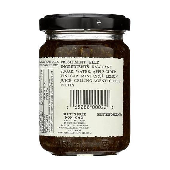 Tracklements Fresh Mint Jelly (Pack of 2)