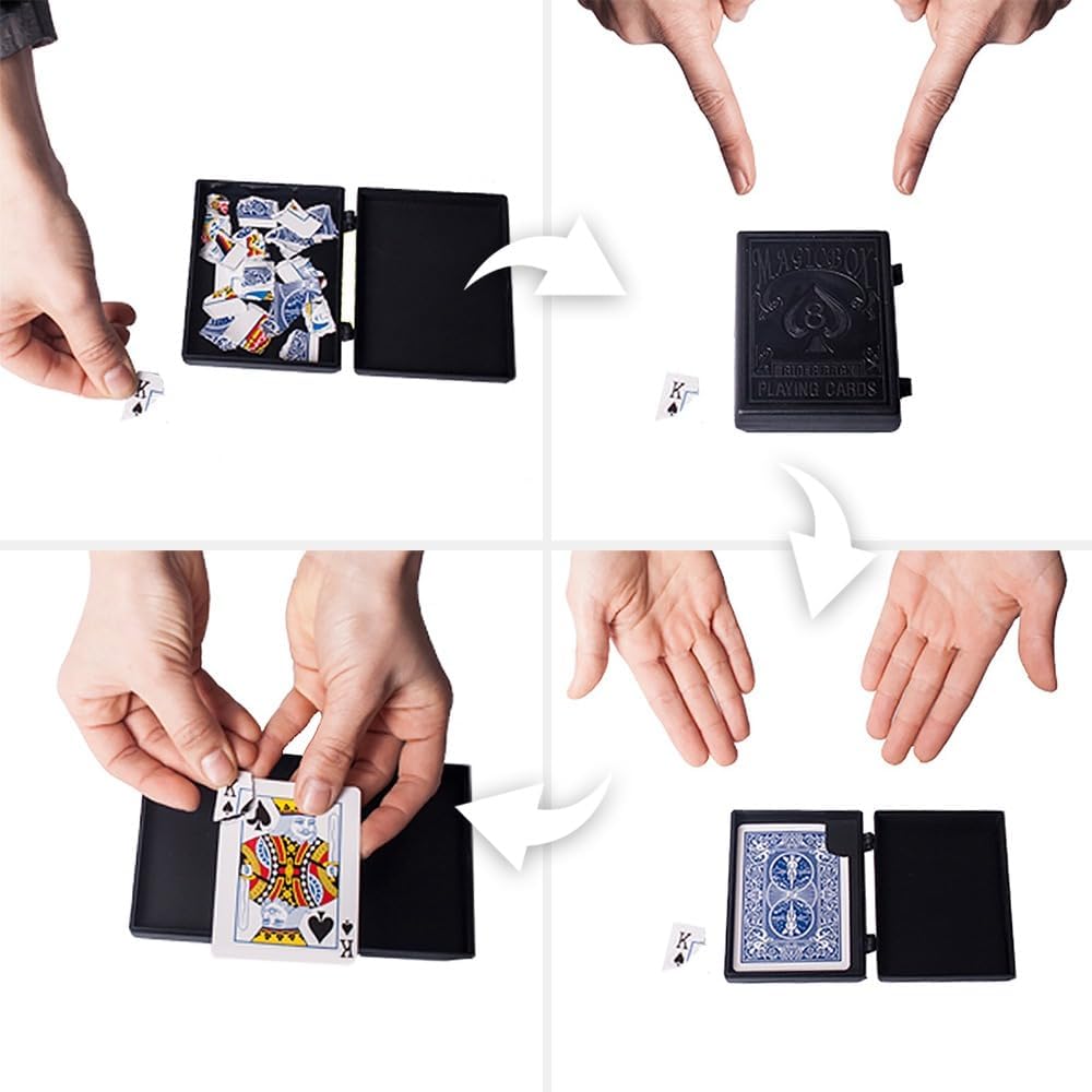 Premium Miracle Card Case + 2 Practice Decks Magic — Every Pack is a New Surprise!
