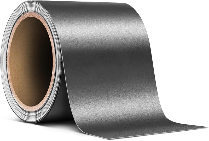 Fita Vinílica Adesiva Pinstripe VViViD Charcoal Matte Metallic com Air-Release – 7,62 cm x 6,10 m