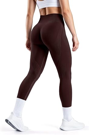 SEASUM Scrunch Butt Lifting Leggings for Women Seamless Workout High Waisted Tummy Control Gym Yoga Pants