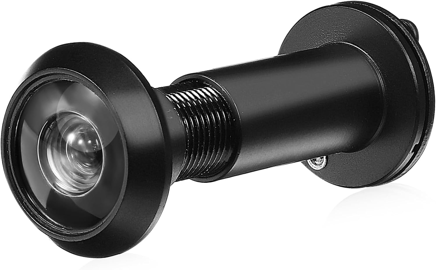 WOONEKY Security Door Cat Eye Peephole Brushed Wide Angle Door Viewer Privacy Cover