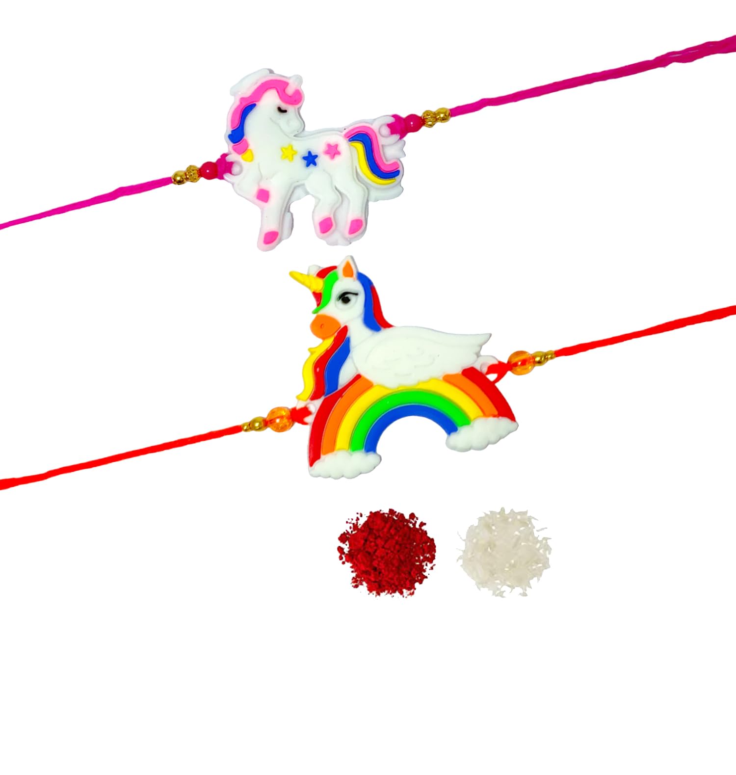 Sesonby Set Of 2 Kids Unicorn Cartoon Character Rakhi For Sister Rakhi For Kids Girls Rakhi | rakhi for brother | rakhi combo | Bhabhi Rakhi Wrist Band #Kids46-47 (B0D461CFYM) Amazon Price History, Amazon Price Tracker