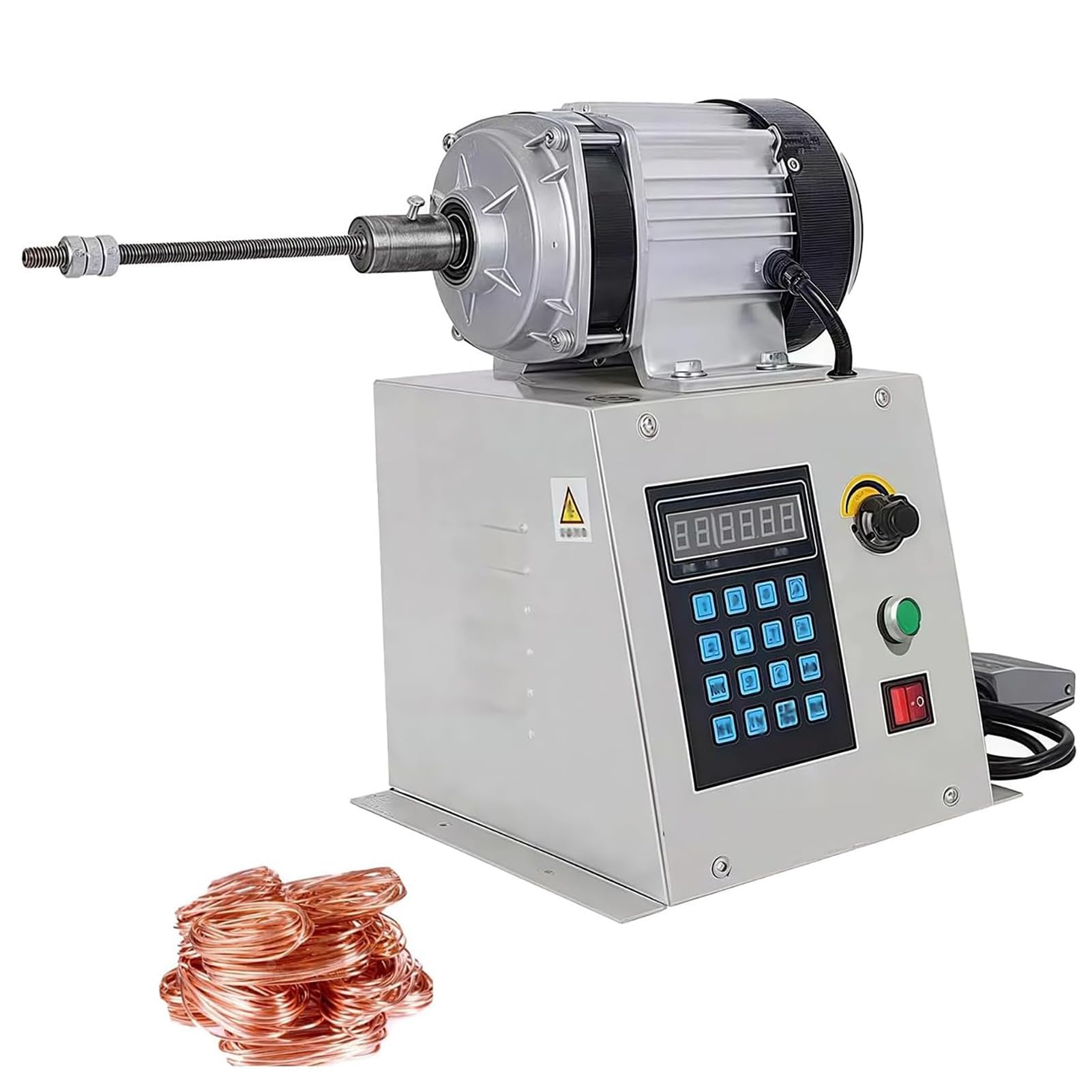 Automatic Coil Winding Machine,Electric Winding Machine,500W/650W/750W/800W Digital Control Winder Wire Winding Machine,Adjustable Speed Winding Tools(750W)
