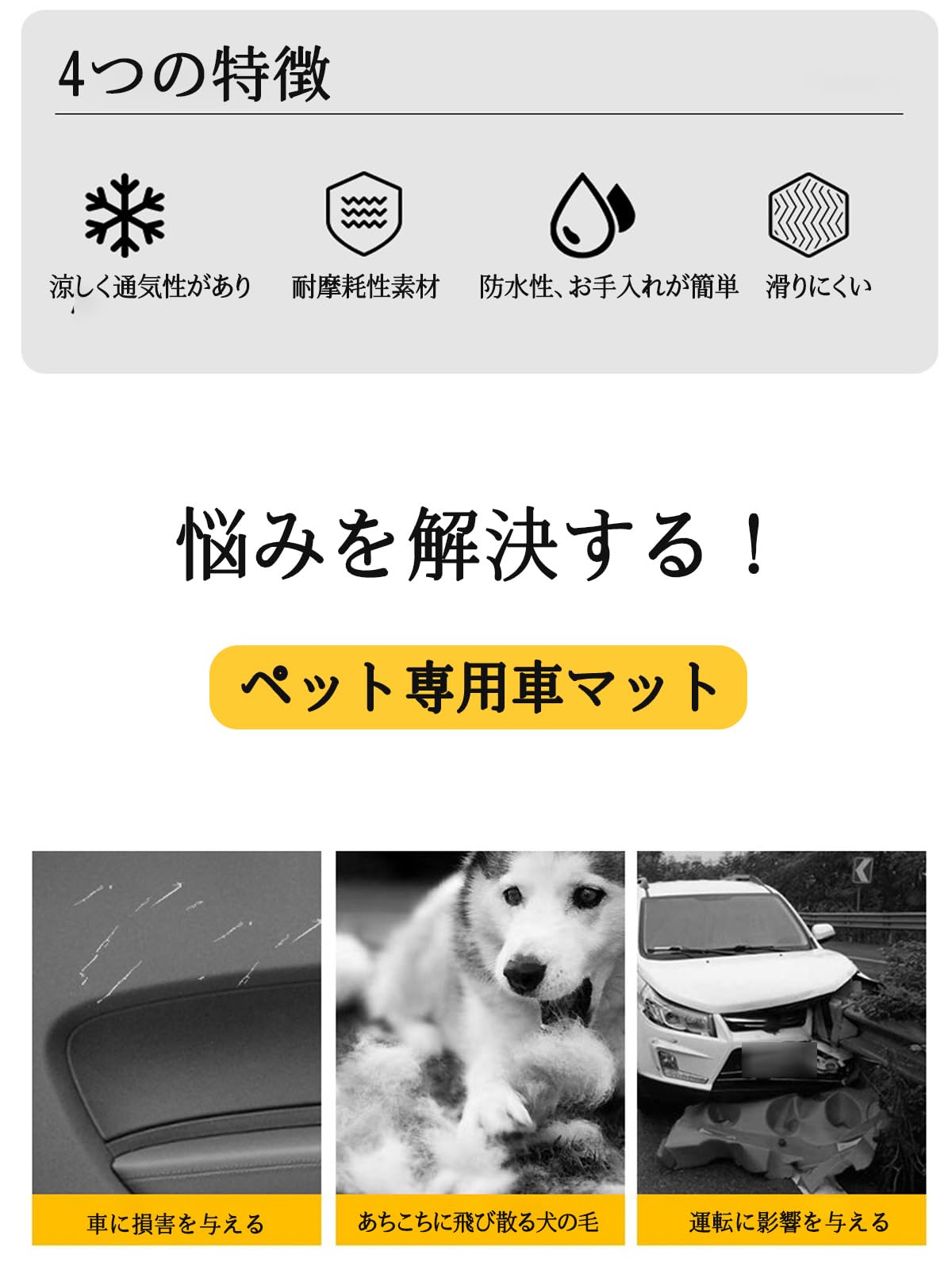 Amazon.co.jp: ペット用ドライブシート 犬 猫用 車用ペットシート