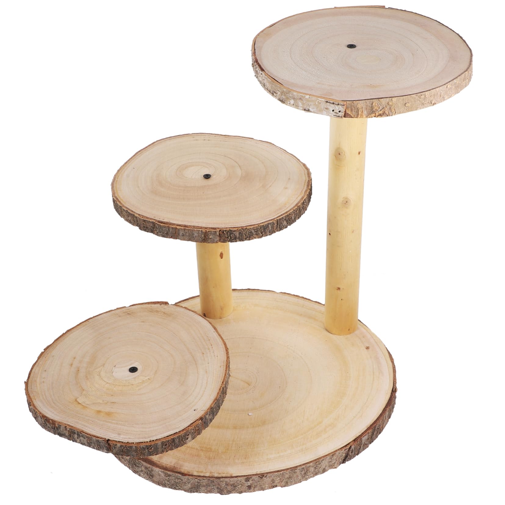 Expositor De Tartas De Varios Soporte De Madera Para Cupcakes y Pasteles Decorativo y Resistente