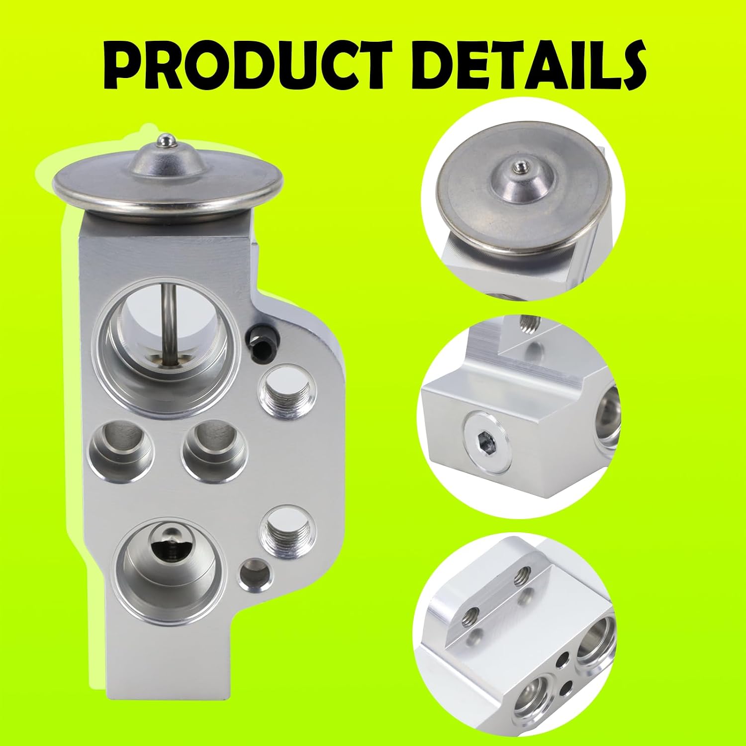 4752077 A/C Expansion Valve Compatible with 2006-2013 Audi A3 2008-2015 Audi TT 2012-2015 Volkswagen Beetle 2009-2017 CC Tiguan 2007-2016 EOS Jetta Passat 2010-2014 Golf GTI