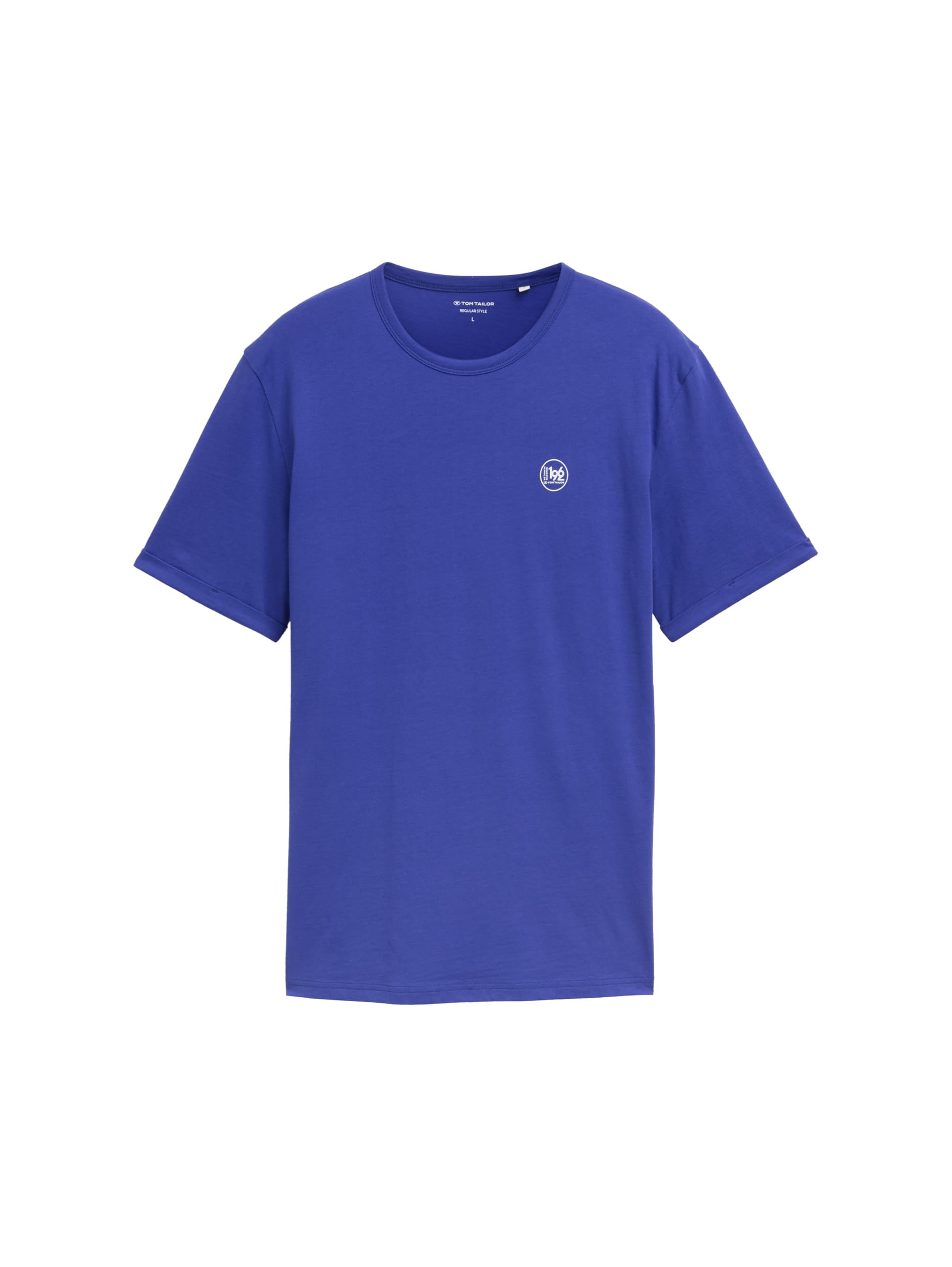 TOM TAILOR Men's T-Shirt, 25386 - Crest Blue, L