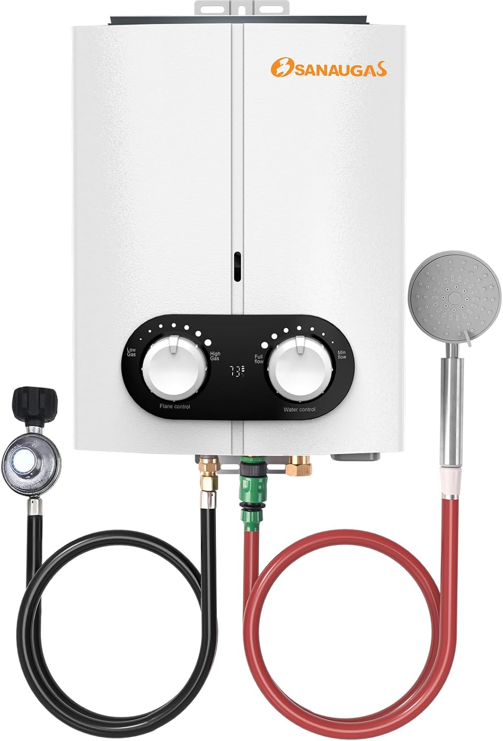 SANAUGAS Chauffeeau sans réservoir, chauffeeau au propane d