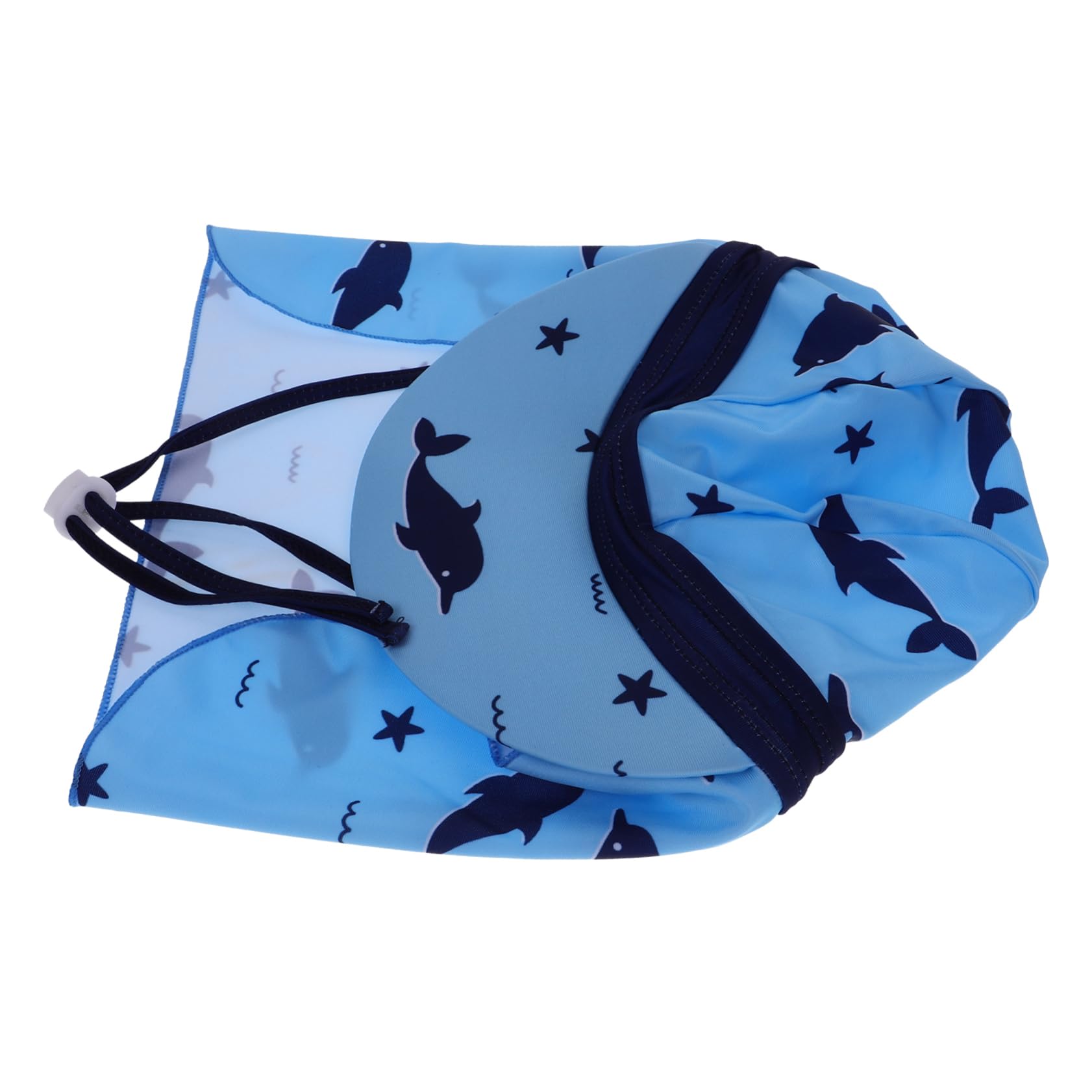 Sonnenhut für Strandhut Sommerhut Hut mit Nackenband Sommerhut Objektiv-Schlüsselanhänger Babymütze Freizeithut für Kindermützen Polyester Blue