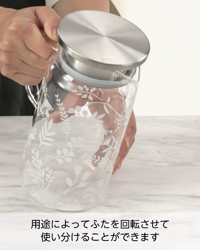Amazon.co.jp: パール金属 耐熱ガラス ピッチャー 冷水筒 0.9L
