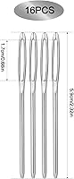Vista 2 de 18 agujas romas de ojo grande, agujas de tejer de hilo de 2 pulgadas, 2.36 pulgadas, 2.75 pulgadas, agujas de coser de lana, agujas de coser
