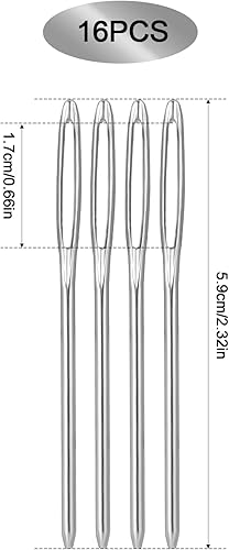 Miniatura 2 de 18 agujas romas de ojo grande, agujas de tejer de hilo de 2 pulgadas, 2.36 pulgadas, 2.75 pulgadas, agujas de coser de lana, agujas de coser de