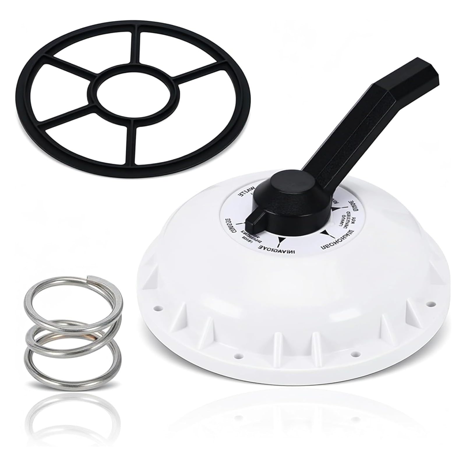 hogtnd Plastic Upper Valve Component Replacement Part for Pools, Plastic Structure, Suitable for Maintenance Various Swimming and Spa Filters