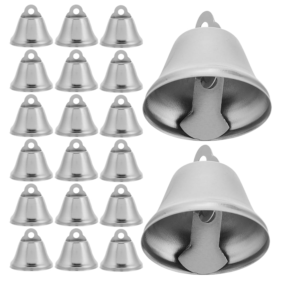DOITOOL 30Pcs Craft Bells Decorative Jingle Bells for DIY Projects Christmas Tree Ornaments and Home Decor Small Bells for Crafts and Wind Chimes