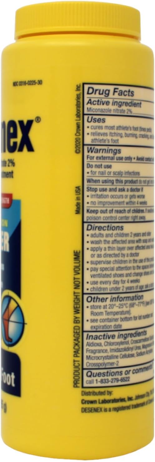 Desenex Antifungal Powder, Cures Athletes Foot - 3 OZ, 3 Pack