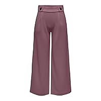 JdY JDYGEGGO New Long Pant Jrs Noos Pantaloni, Rose Brown/Detail:Black Buttons