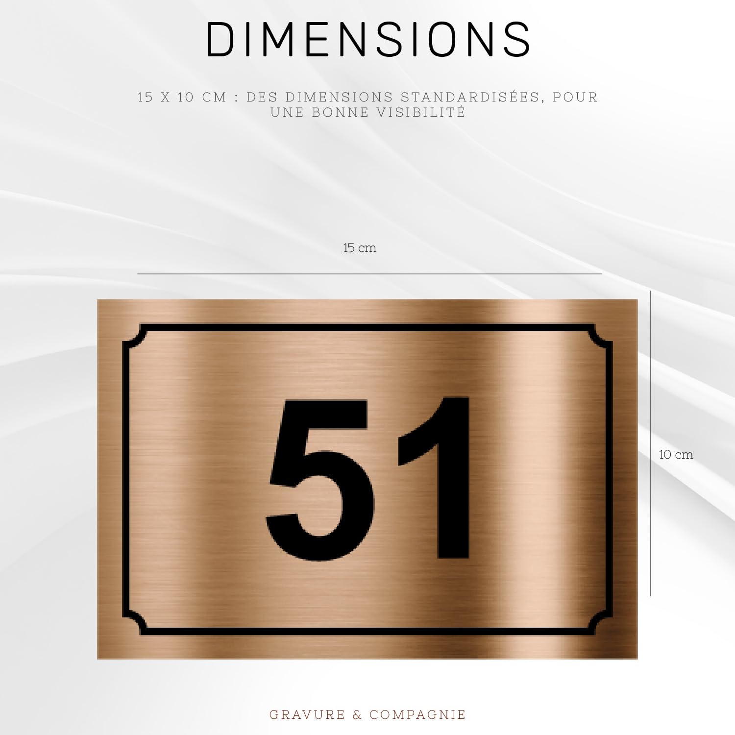 Numéro De Maison Personnalisable – Plaque De Numéro De Rue PVC Extérieur - Numéro Et Texte Gravé – Fixation Adhésif Ou Trous Ou Cache Vis – 15 X 10 Cm (Blanc Texte Rouge