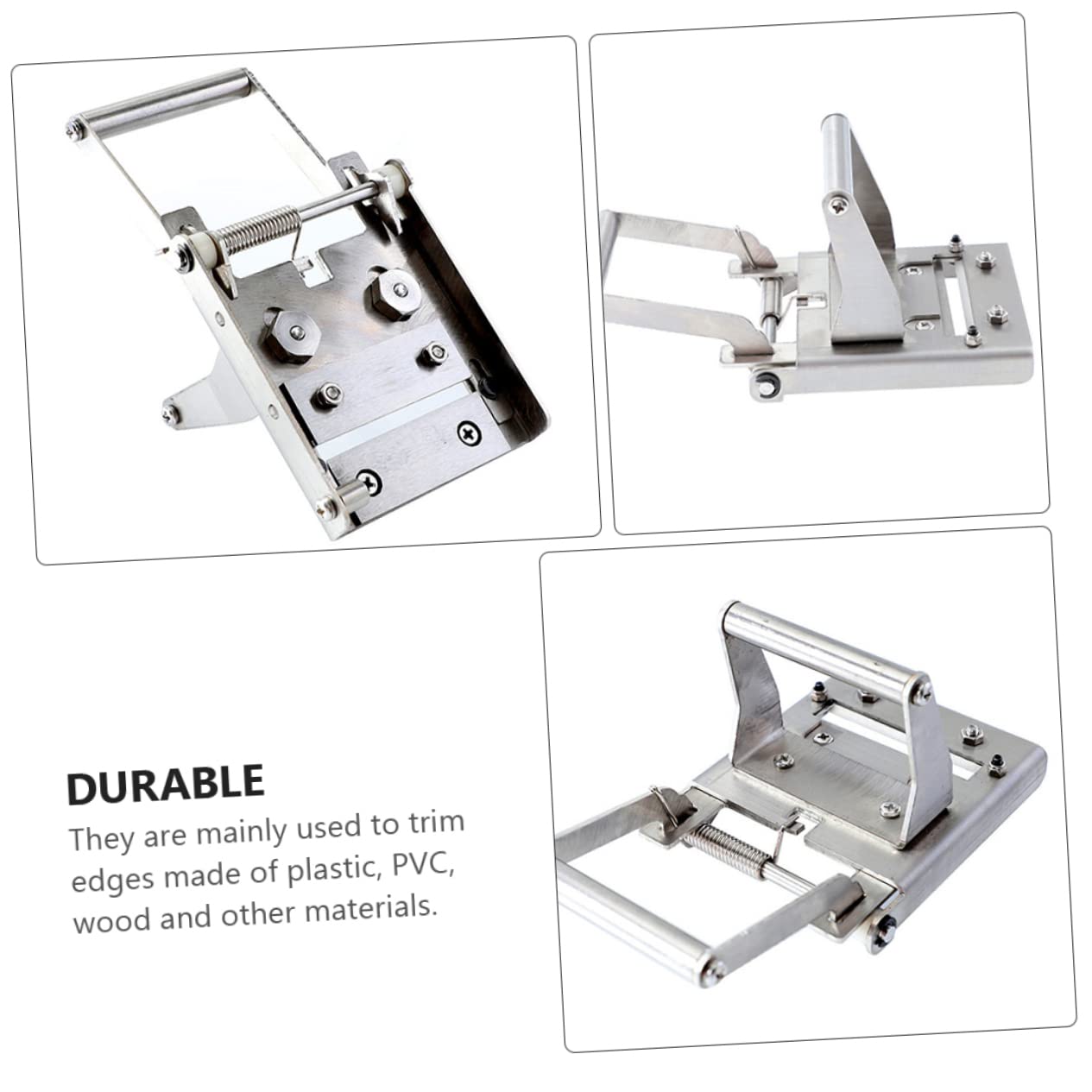 Generic Mini Multifunctional Woodworking Edges Trimmer Tool Stainless Steel End Cutter Adjustable Features for Precision Cutting for DIY Projects and Woodworkers