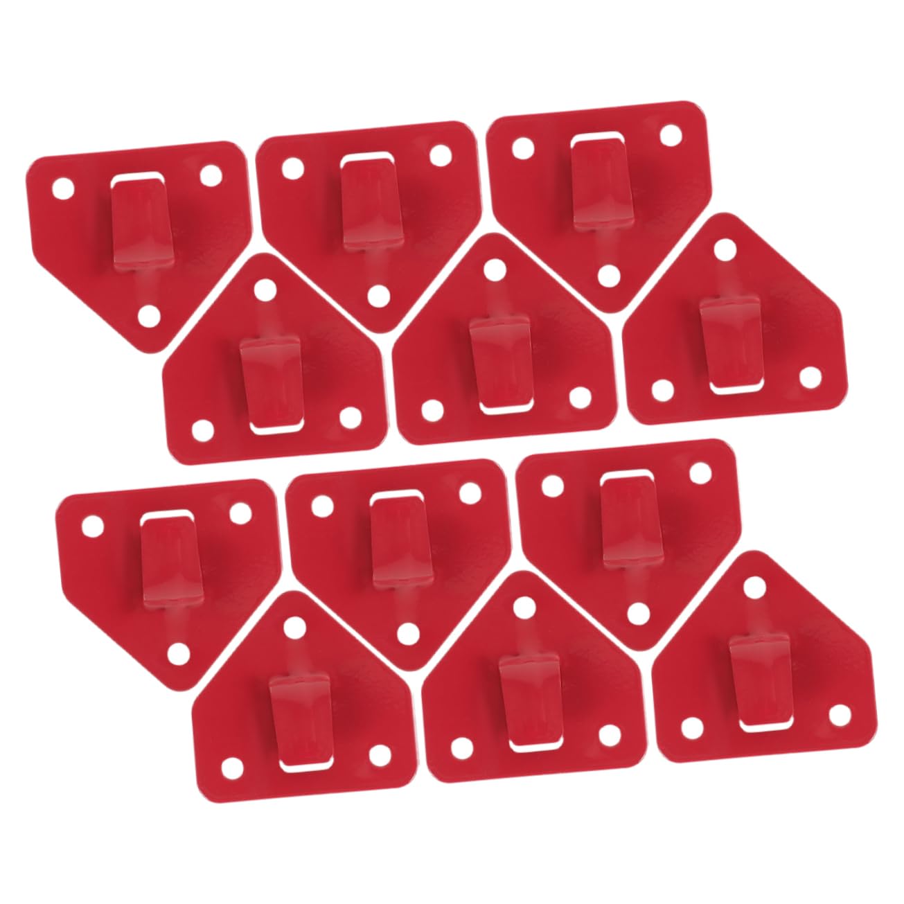 SHINEOFI Soporte De Montaje Extintores De Incendios De Instalación Resistente Y Duradero Accesorios Seguridad Paredes 12 Piezas X 4