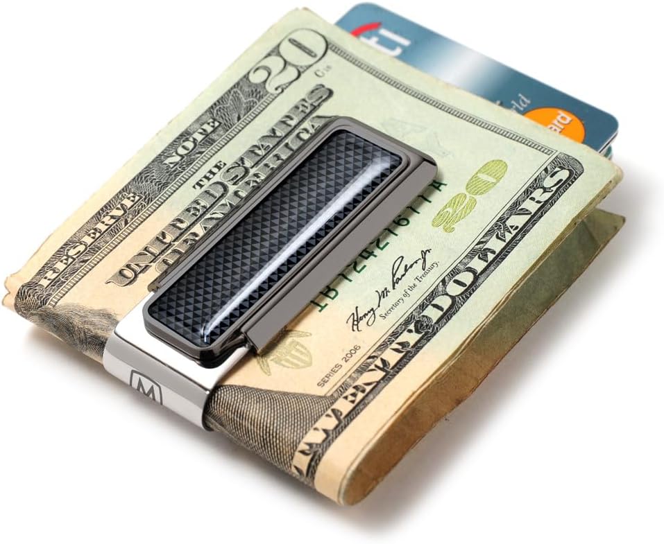 M-Clip Money Clip - Minimalist Slim Wallet Alternative for Front Pocket Carry - Cash and Credit Card Holder for Men - Image 2