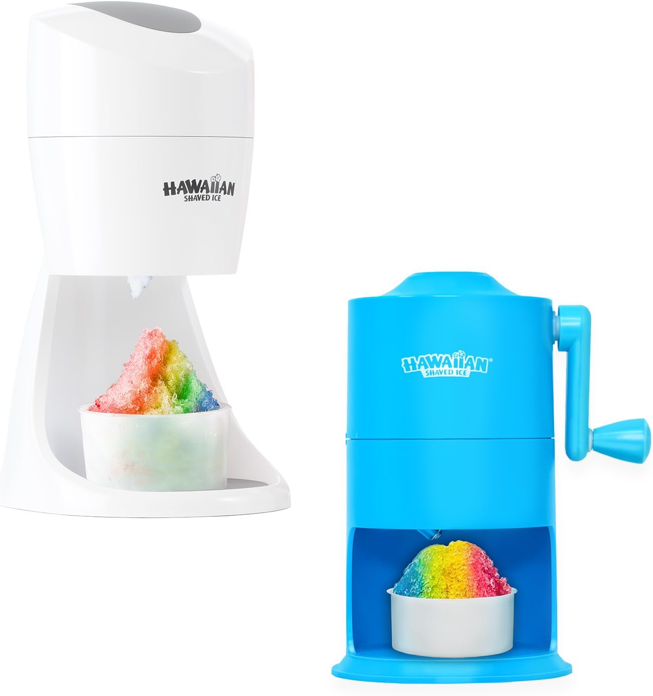 Hawaiian Shaved Ice Essential Snow Cone Machine bundled with Hawaiian Shaved Ice Mini Snow Cone Machine