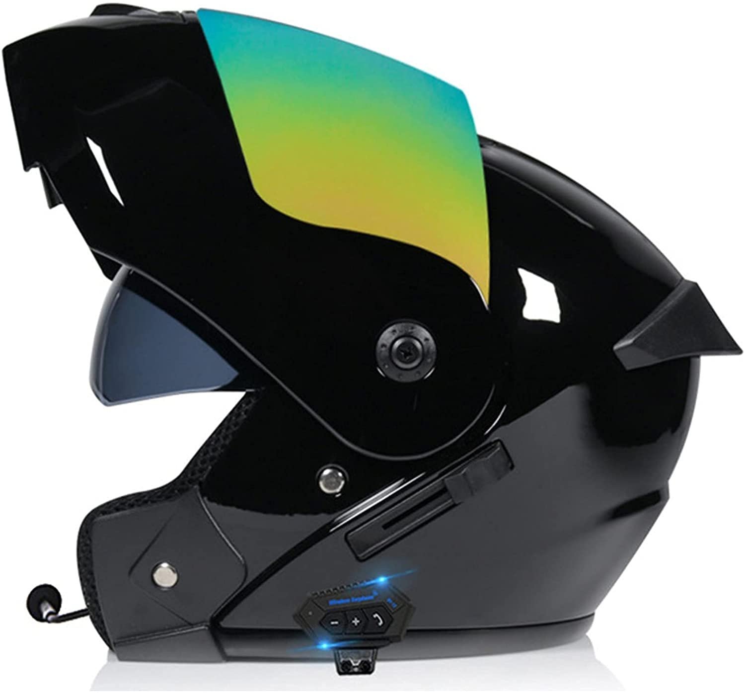 Casque Bluetooth moto avec système MP3 pour scooter et cyclomoteur XL