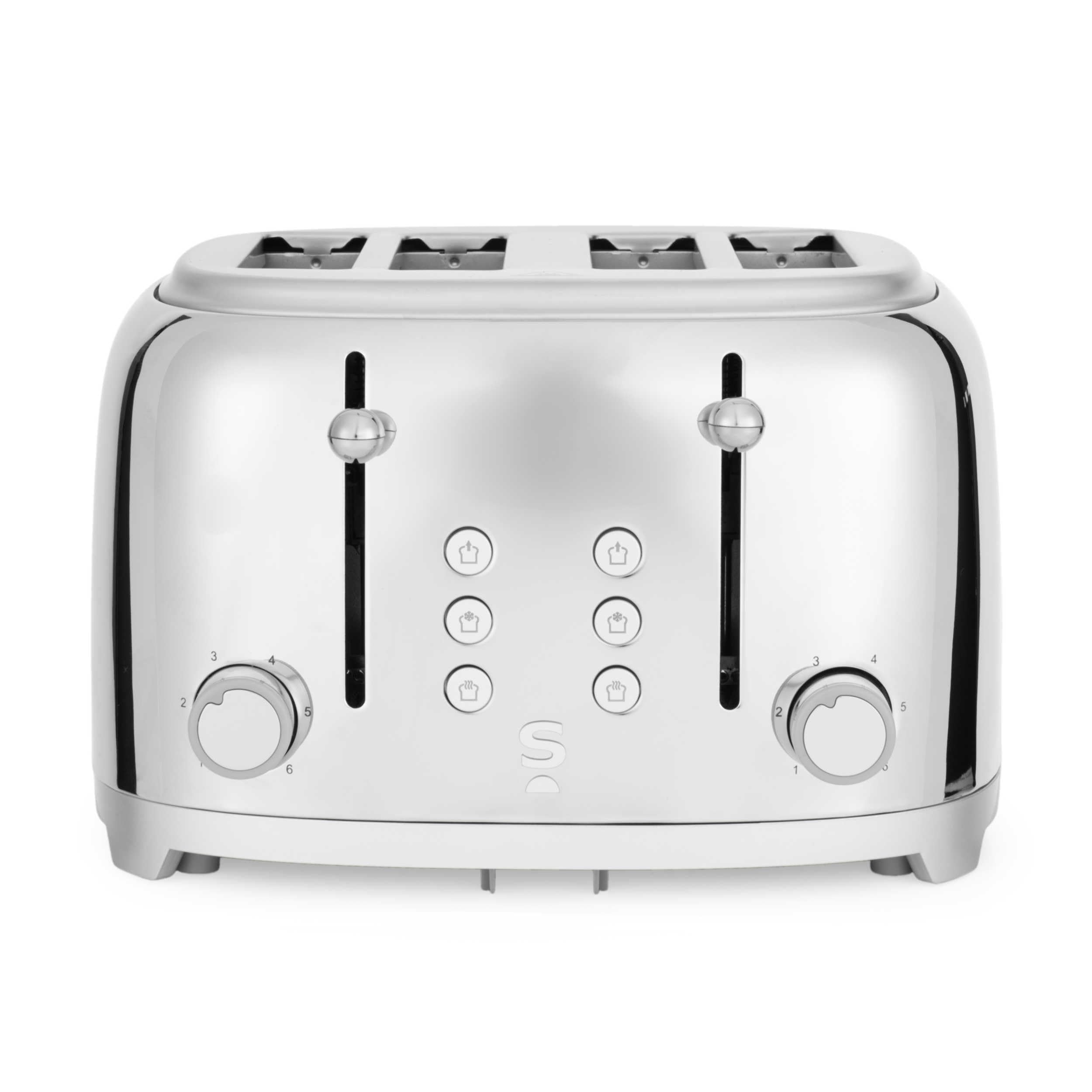 Salter Muse 4-Slice Toaster, 6 Browning Levels, Wide Slots