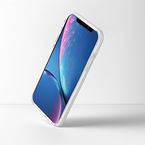 Miniatura 3 de Funda de Teléfono de Flores Blancas Bonitas Compatible con iPhone XR, Patrón Estético Floral, Protección Completa del Cuerpo de TPU Suave a Prueba