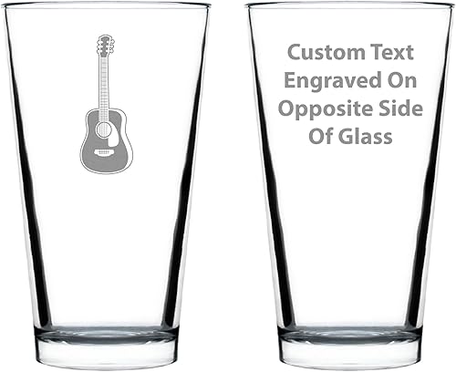 Miniatura 7 de Guitar Pint Glass for Beer - Fun Musician Gifts and Musical Accessories for Women and Men - 16 Oz Glasses