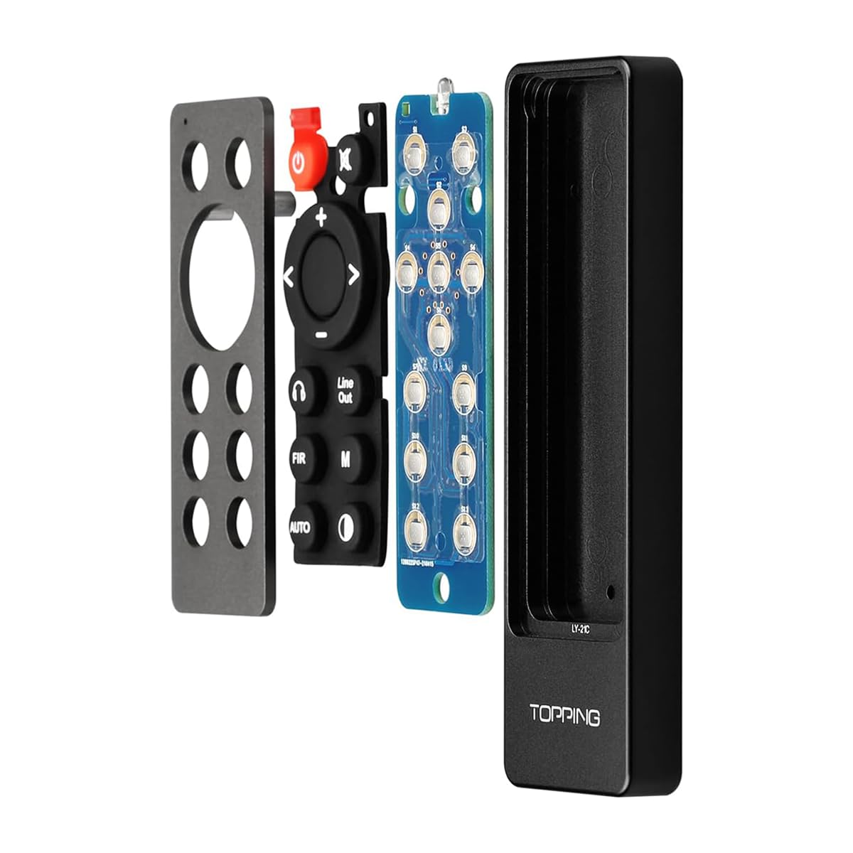 TOPPING 　リモコン　 RC-15A TOPPING Remote control (decoder audio preamplifier) TOPPING