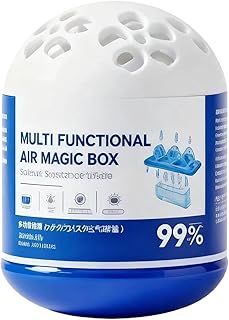 家庭用空気清浄機 | ほこり除去 フィルターボックス - 小型空気清浄機 - キッチン リビングルーム 寝室 オフィス クローゼット 車庫 自宅 職場 多用途に